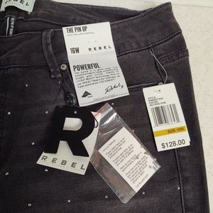 🆕 Rebel Skinny Jeans, 16W N.W.T. .    Lycra  Beauty Sculpts Your Curves!  Final